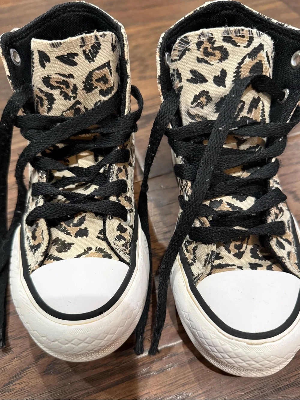 Converse Chuck Taylor All Star EVA Lift High-Top, Animal Print Youth size 11